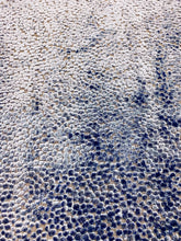 Load image into Gallery viewer, 1.5 Yard Kravet Design Navy Blue Small Dot Animal Pattern Velvet Upholstery Fabric WHS 3191