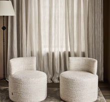 Load image into Gallery viewer, Jane Clayton Zinc Natural Wool Linen Blend Beige Taupe Cream Grey Upholstery Fabric WHS 3406