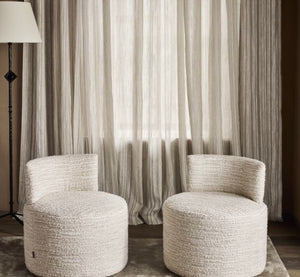 Jane Clayton Zinc Natural Wool Linen Blend Beige Taupe Cream Grey Upholstery Fabric WHS 3406