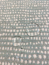 Load image into Gallery viewer, 1.5 Yard Designer Grey Blue Seafoam Heavy Duty Geometric Abstract Upholstery Fabric WHS 3536