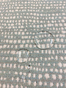 1.5 Yard Designer Grey Blue Seafoam Heavy Duty Geometric Abstract Upholstery Fabric WHS 3536