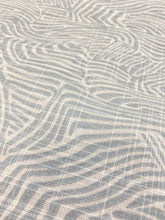 Load image into Gallery viewer, Blue Cream Abstract Indoor Outdoor Water &amp; Stain Resistant Cotton Upholstery Drapery Fabric STA 3518