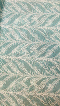 Load image into Gallery viewer, Kravet Pompano Indoor Outdoor Water &amp; Stain Resistant Lagoon Seafoam Green Beige Botanical Upholstery Fabric WHS 3325