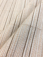 Load image into Gallery viewer, Designer Water &amp; Stain Resistant Beige Brown Stripe Indoor Outdoor Upholstery Fabric WHS 4107