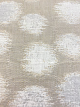Load image into Gallery viewer, Reversible Perennials Bebop Nightshade Denim Chalk Beige Off White Dot Indoor Outdoor Water Resistant Upholstery Drapery Fabric WHS 3552