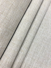 Load image into Gallery viewer, Designer Water &amp; Stain Resistant Heavy Duty Taupe Beige Cream MCM Mid Century Modern Tweed Upholstery Fabric WHS 4117