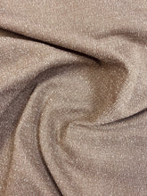 Load image into Gallery viewer, Designer Water &amp; Stain Resistant MCM Mid Century Modern Taupe Off White Speckled Upholstery Fabric WHS 3389