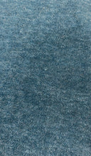Load image into Gallery viewer, 1.3 Yard of Designer Teal Blue Genuine Mohair Velvet Water &amp; Stain Resistant Upholstery Fabric STA 3674