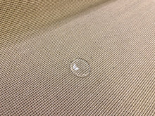 Load image into Gallery viewer, 56" Wide Designer Water Resistant Beige Neutral Black Check Woven Small Scale Upholstery Fabric