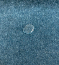 Load image into Gallery viewer, 1.3 Yard of Designer Teal Blue Genuine Mohair Velvet Water &amp; Stain Resistant Upholstery Fabric STA 3674