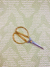 Load image into Gallery viewer, Fermoie Grande 004 Cream Green Seafoam Cotton Linen Abstract Upholstery Fabric STA 3507