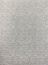 Load image into Gallery viewer, Designer Grey Cream Woven Water Stain Resistant MCM Mid Century Modern Tweed Upholstery Fabric WHS 3754