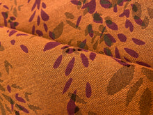 Load image into Gallery viewer, Designer Water &amp; Stain Resistant Floral Rusty Red Magenta Upholstery Fabric WHS 4194