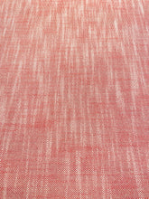 Load image into Gallery viewer, Clarke and Clarke Biarritz Raspberry Water &amp; Stain Resistant Hot Pink White MCM Mid Century Modern Tweed Upholstery Drapery Fabric STA 3148