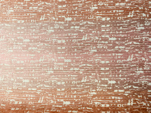 1.75 Yard Designer Coral Beige Peach Abstract Ombre Chenille Water & Stain Resistant Upholstery Fabric WHS 3835