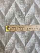 Load image into Gallery viewer, Designer Taupe Cream Herringbone Upholstery Fabric WHS 4137