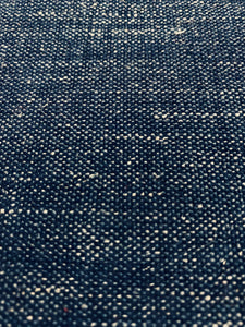 Navy Blue Chenille Water & Stain Resistant Upholstery Fabric STA 3066