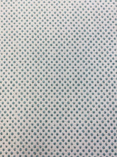 Load image into Gallery viewer, Pintura Studio Caspian Oatmeal Aqua Teal Grey Dot Linen Water &amp; Stain Resistant Upholstery Drapery Fabric WHS 3336