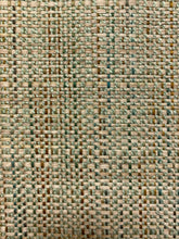 Load image into Gallery viewer, Designer Olive Sage Green Mustard MCM Mid Century Modern Tweed Upholstery Fabric WHS 4201