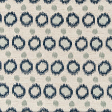 Load image into Gallery viewer, Heavy Duty Abstract Beige Teal Seafoam Blue Upholstery Fabric CF
