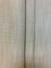 Load image into Gallery viewer, Designer Water &amp; Stain Resistant Indoor Outdoor MCM Mid Century Modern Taupe Cream Tweed Upholstery Fabric WHS 4047