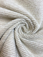 Load image into Gallery viewer, Designer Cream Taupe Chenille Water &amp; Stain Resistant Upholstery Fabric WHS 3955