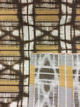 Load image into Gallery viewer, Geometric Brown Beige Water Resistant Performance Upholstery Fabric