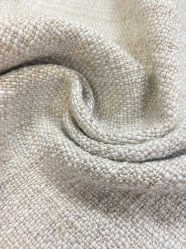 2.5 Yds Designer Beige Woven Heavy Duty Linen MCM Mid Century Modern Upholstery Fabric WHS 3851 brown