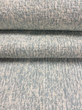 Load image into Gallery viewer, Pierre Frey F 3131004 Noumea Plume Seafoam Aqua Green Cream Tweed MCM Indoor Outdoor Upholstery Fabric WHS 3987
