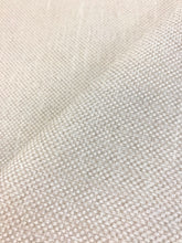 Load image into Gallery viewer, 2 Yds Cream Beige MCM Mid Century Modern Tweed Vegan Faux Leather Upholstery Vinyl WHS 3909
