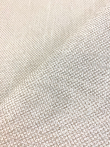 2 Yds Cream Beige MCM Mid Century Modern Tweed Vegan Faux Leather Upholstery Vinyl WHS 3909