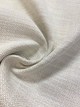 Load image into Gallery viewer, Designer Faux Linen MCM Mid Century Modern Beige Cream Water &amp; Stain Resistant Upholstery Drapery Fabric WHS 4139