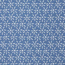 Load image into Gallery viewer, Pindler &amp; Pindler Newport Blueberry Outdoor Geometric French Blue White Abstract Water Resistant Upholstery Fabric WHS 3409