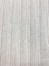 Load image into Gallery viewer, Designer Flax Linen Water &amp; Stain Resistant Cream Grey Seafoam Blue Beige Upholstery Fabric WHS 3801