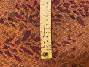 Designer Water & Stain Resistant Floral Rusty Red Magenta Upholstery Fabric WHS 4194