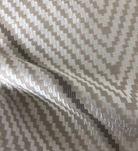 Load image into Gallery viewer, Mystic Diamond Sandstone Beige Geometric Diamond Silk Blend Fabric