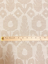 Load image into Gallery viewer, Alta Cleo - 03 Beige Floral Ikat Water &amp; Stain Resistant Upholstery Fabric STA 3188