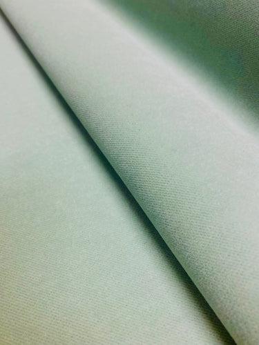 Designer Seafoam Green Performance Water & Stain Resistant Velvet Upholstery Fabric STA 3190
