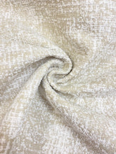 Load image into Gallery viewer, Perennials Breakwater White Sands Cream Beige Textured MCM Chenille Upholstery Fabric WHS 3528