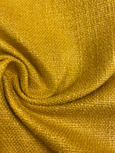 Load image into Gallery viewer, Mustard Yellow MCM Mid Century Modern Upholstery Drapery Fabric ETX
