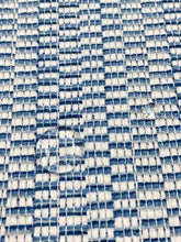 Load image into Gallery viewer, Kravet Crypton 364694 Navy Blue White Weave Water &amp; Stain Resistant Upholstery Fabric STA 3303