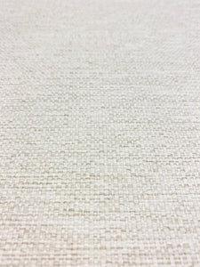 Designer Crypton Textured Cream MCM Mid Century Modern Tweed Upholstery Fabric STA 3591