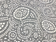 Load image into Gallery viewer, Peter Fasano Hand Printed Linen Fabric Kori Mosaik Blue