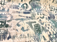 Load image into Gallery viewer, Breakwater Christopher Farr Cloth Kravet Surfwood Lagoon Abstract Velvet Upholstery Drapery Fabric