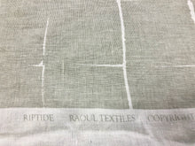 Load image into Gallery viewer, Raoul Textiles Riptide Linen Fabric Seafoam