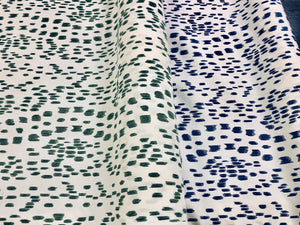 Les Touches Brunschwig & Fils Blue Green Cotton Fabric