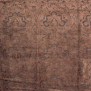 Upholstery Mazaro Moss Hindley Brown Damask Chenille Fabric By The