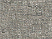 Load image into Gallery viewer, Grey Seafoam Navy Blue MCM Mid Century Modern Tweed Upholstery Fabric