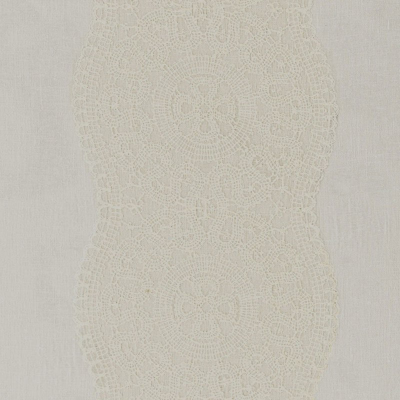 Schumacher Alencon  Fabric / Ivory