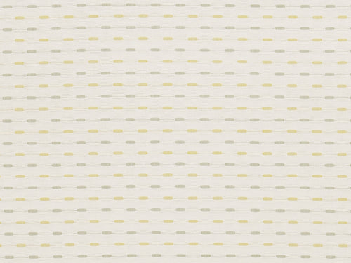 Cotton Cream Green Blue Geometric Abstract Drapery Fabric